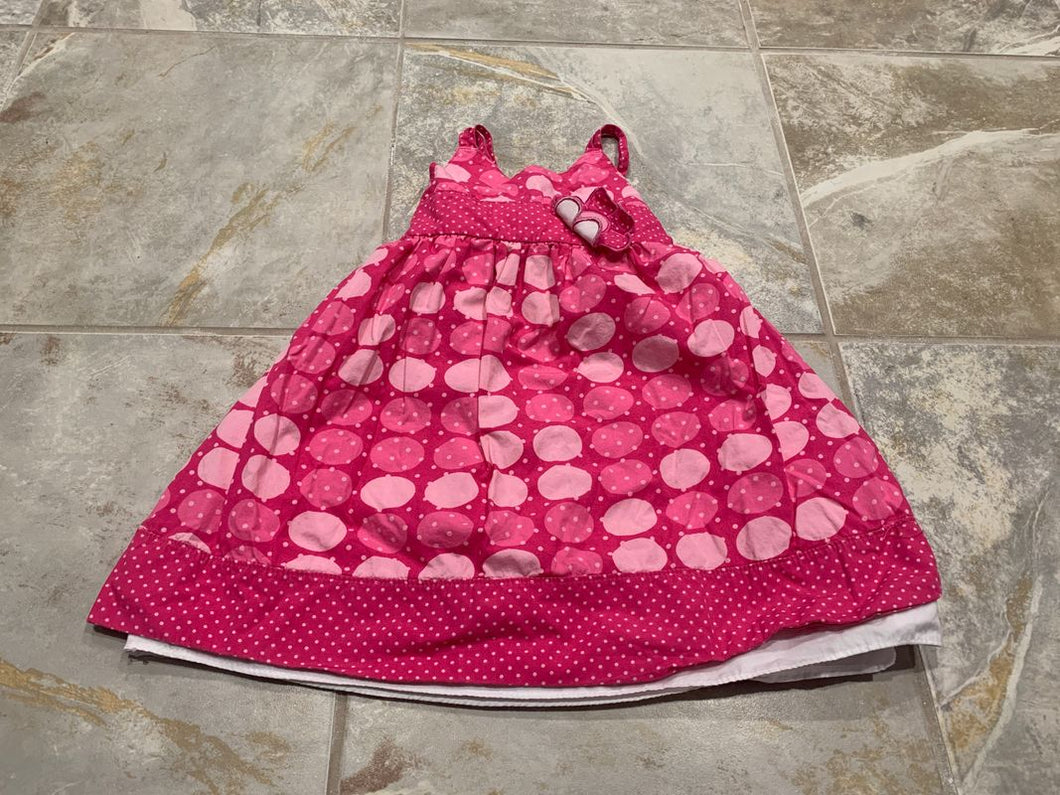 Penelope Mack 2T pink polka dot dress 2T