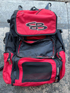 Boombah baseball bag, missing zipper attachment On front, worn on bottom, otherwise good condition