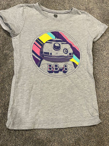 Star Wars, L 6X, BB8 grey tshirt  6