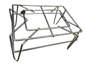 Metal shelf to elevate food trays over flame, NWT, Heavy duty material