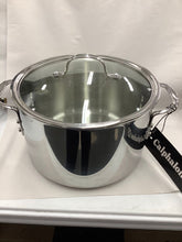 Load image into Gallery viewer, Calphalon NWT Damaged Small Dent in Lid 8Qt Stock Pot
