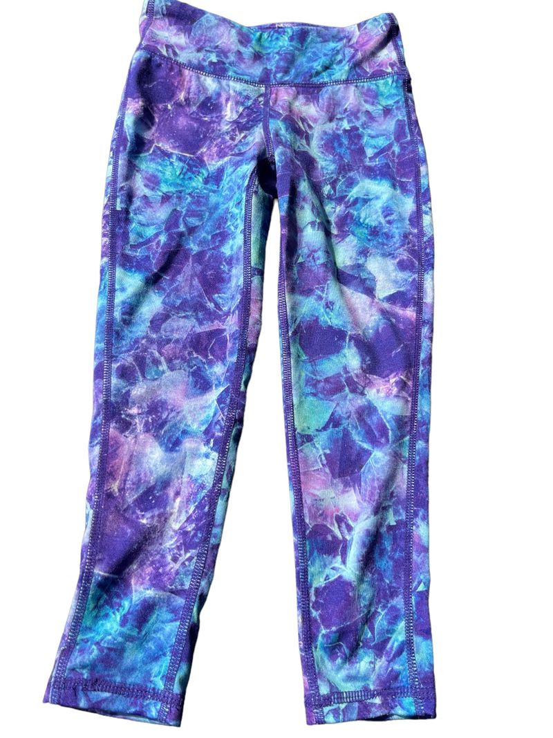 Mta Sport, XS 4/5, purple, blue tyedie leggings  4T