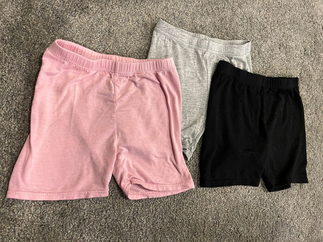 Three pair, sz 130, bloomer shorts, soft, bouncy  6