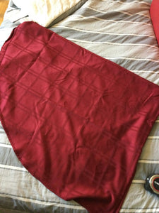 Red oval tablecloth 60 x 84 oval microfiber tablecloth