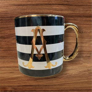 Mega coffee mug Holds 18 oz 4x4.5 A on front