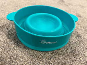 Salbee silicone collapsible bowl, retail $30