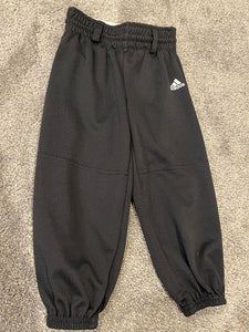 Adidas, 2XS, black softball/baseball pants  3T
