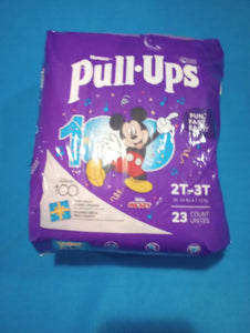 Huggies Pull Ups size 2t-3t 23 ct. Pack Mickey mouse Potty and Diapering