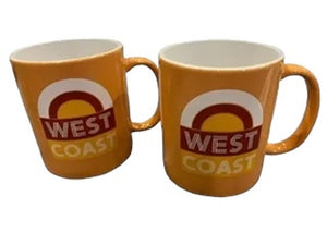 Set of 2 West Coast mugs, NIB