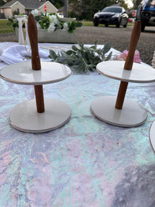 Target Set of 2 - small porcelain cupcake stands