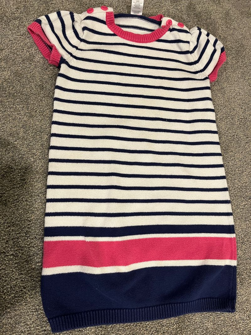 Gymboree, 7, striped sweater dress, WNT 7