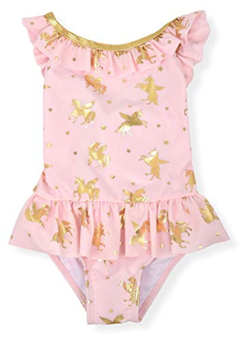 Freestyle Revolution NWT Pink and Metallic Gold Unicorn Swimsuit 12 Months