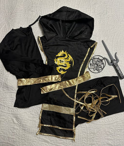 Ninja costume with accessories  8