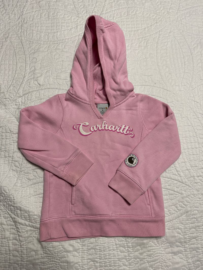 Carhartt Pink hoodie 4T