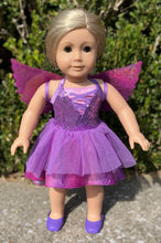 Load image into Gallery viewer, American Girl Doll in Mystical Unicorn Dress Blonde Blue Eyed 18 inch Doll in Purple Dress. Value $140 Dolls and Accessories
