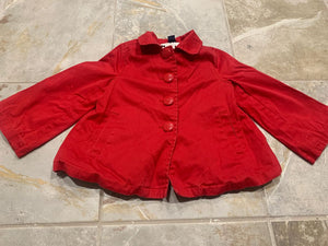 Baby Gap Size 5 red jacket 5T