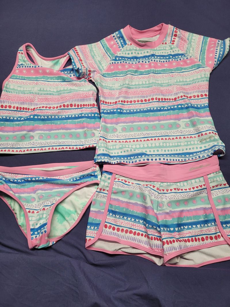 Eddie Bauer 4 piece swim suit  7