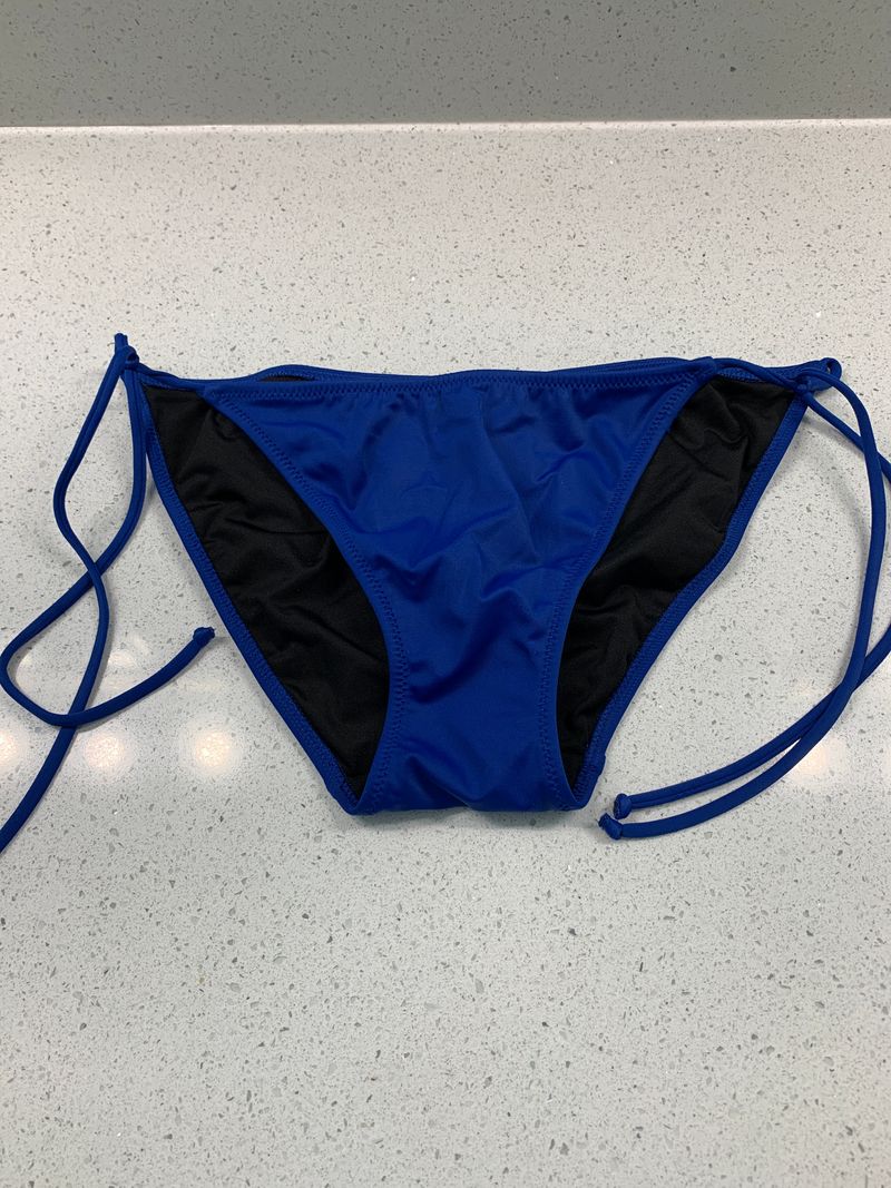 Victorias Secret blue swim bottoms medium