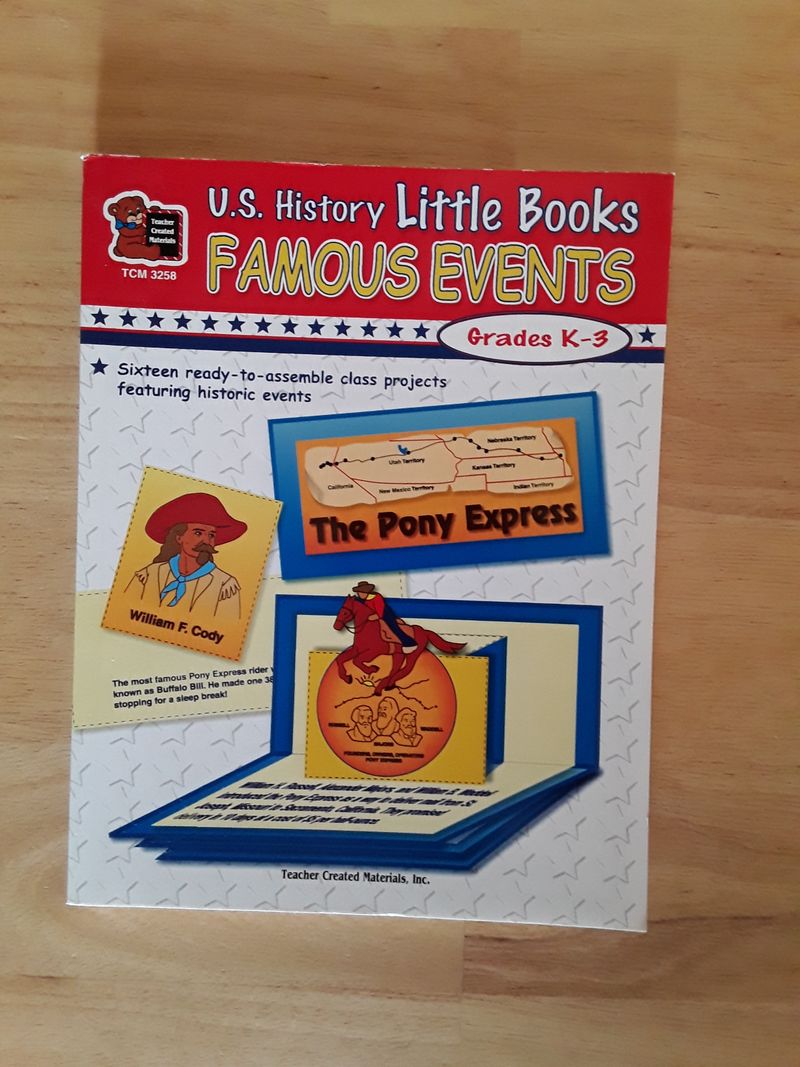 US History Little Books Famous Events  Workbook