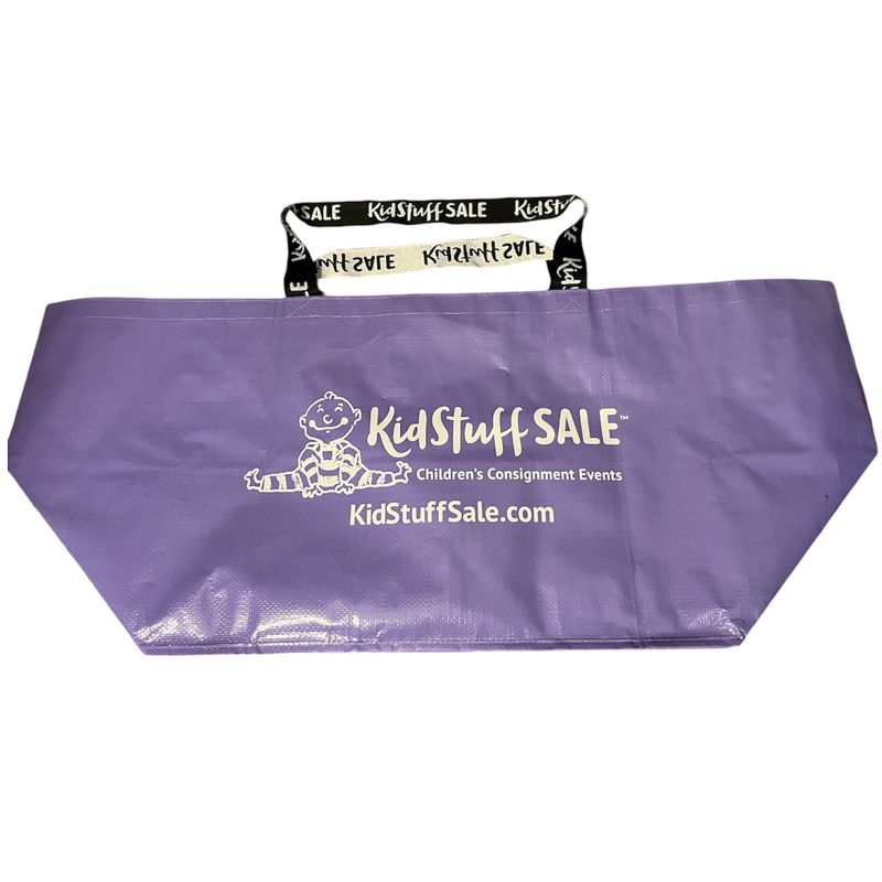 KidStuff Sale Reusable Large Purple Tote