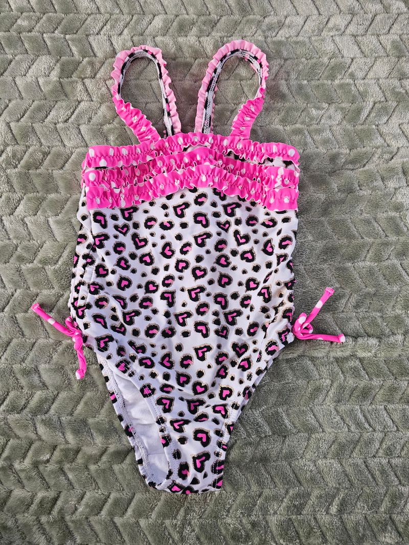 Baby Phat leopard print swimsuit  2T