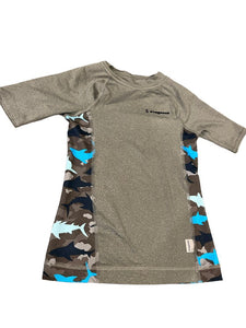 Orageous, XS, grey, sharks swim tshirt, SMR  4T