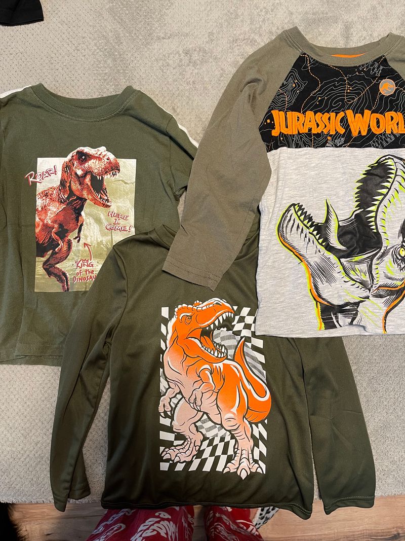 Assorted Brands Dinosaur Long Sleeve Shirts 4T