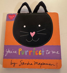"You're Perfect to Me" Board Book w/ Fur Cat Ears  Board Book