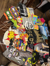 Load image into Gallery viewer, Photo back drops and props, masks, signs Halloween crime VIP red carpet superhero beach Hawaiian
