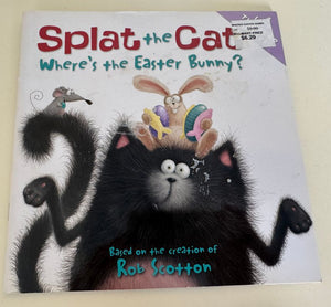 "Splat the Cat Where's the Easter Bunny?"Book Lift the Flap Book! Early Reader