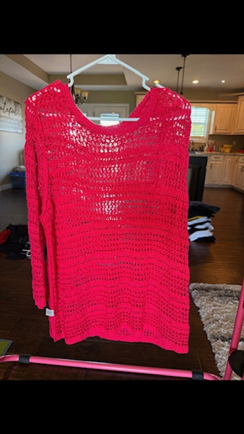 . red net shirt Women's - XXXL