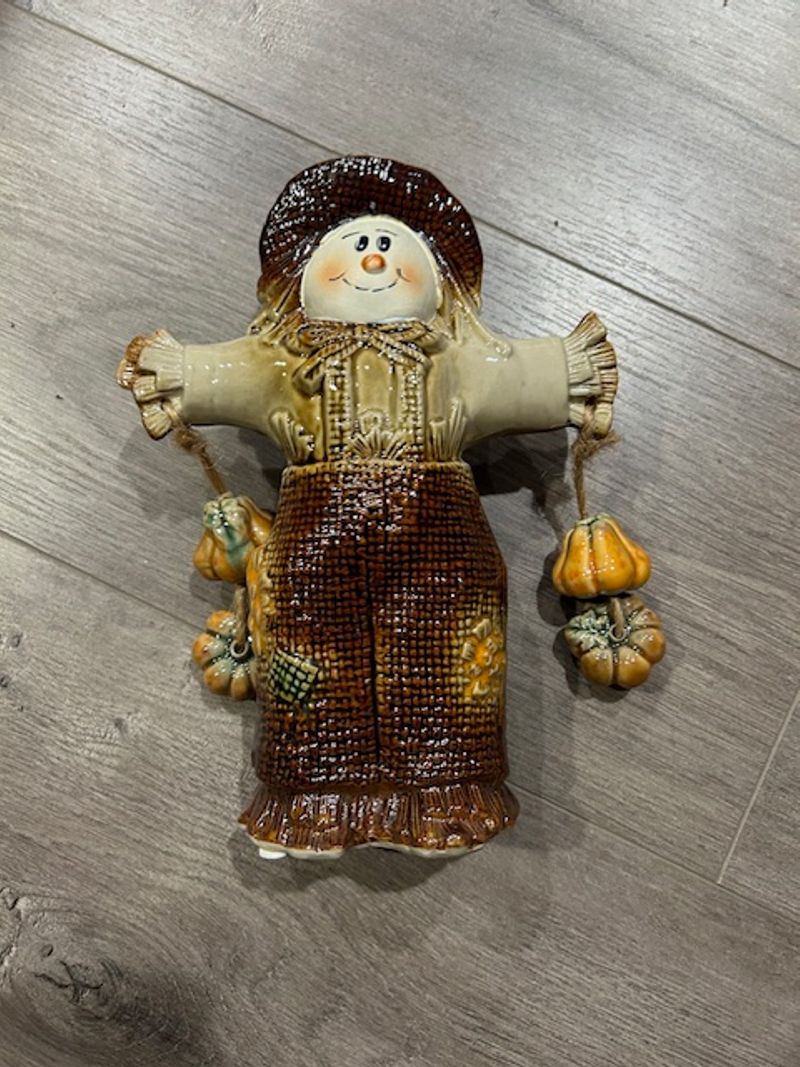 Decoration Fall - Glass Scarecrow