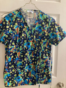 Landau nursing scrub top multi color Small Nursing scrub top, fits really cute Women's - S