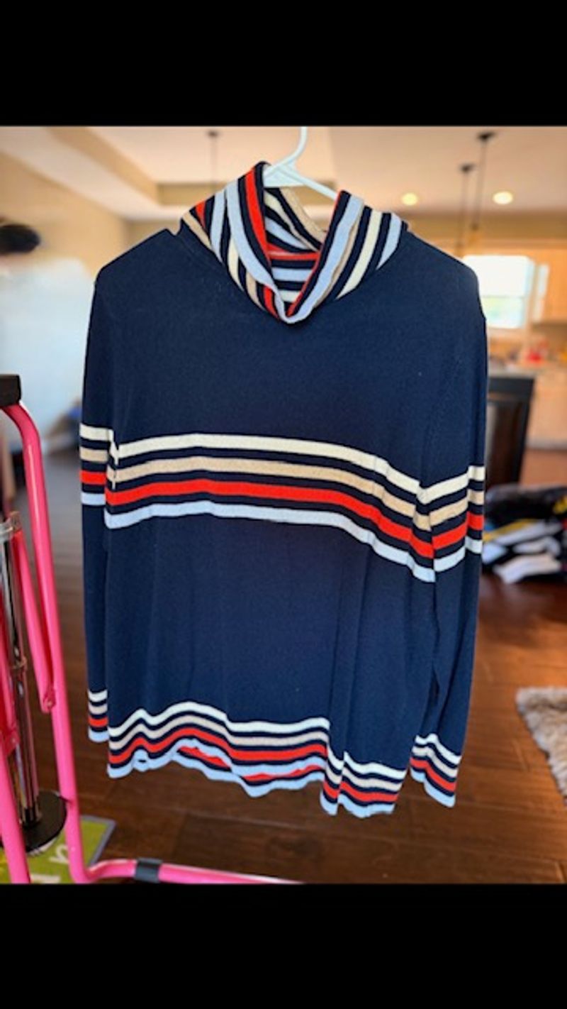 . navy turtleneck Women's - XXL
