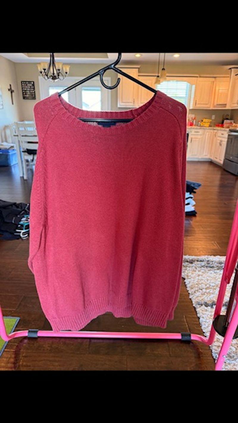 . sweater reddish-pink Men's - XXL