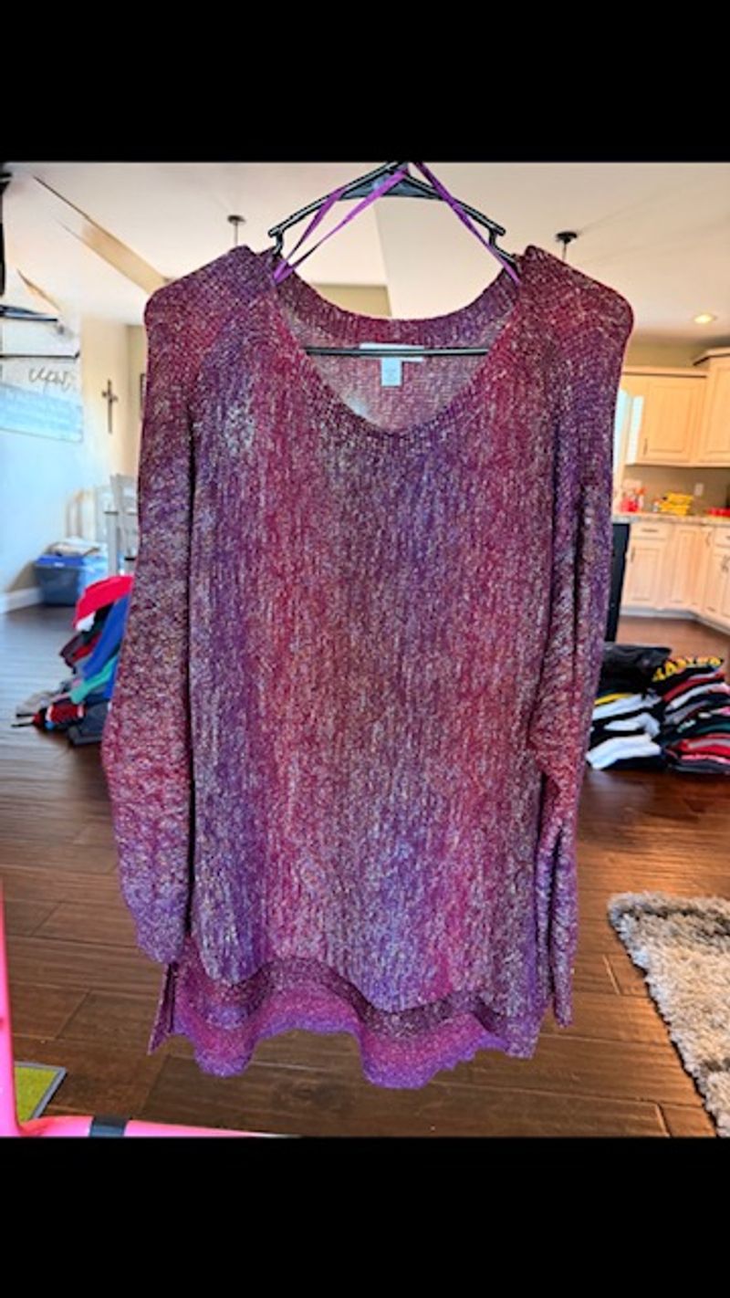 . multi color sweater Women's - XXL