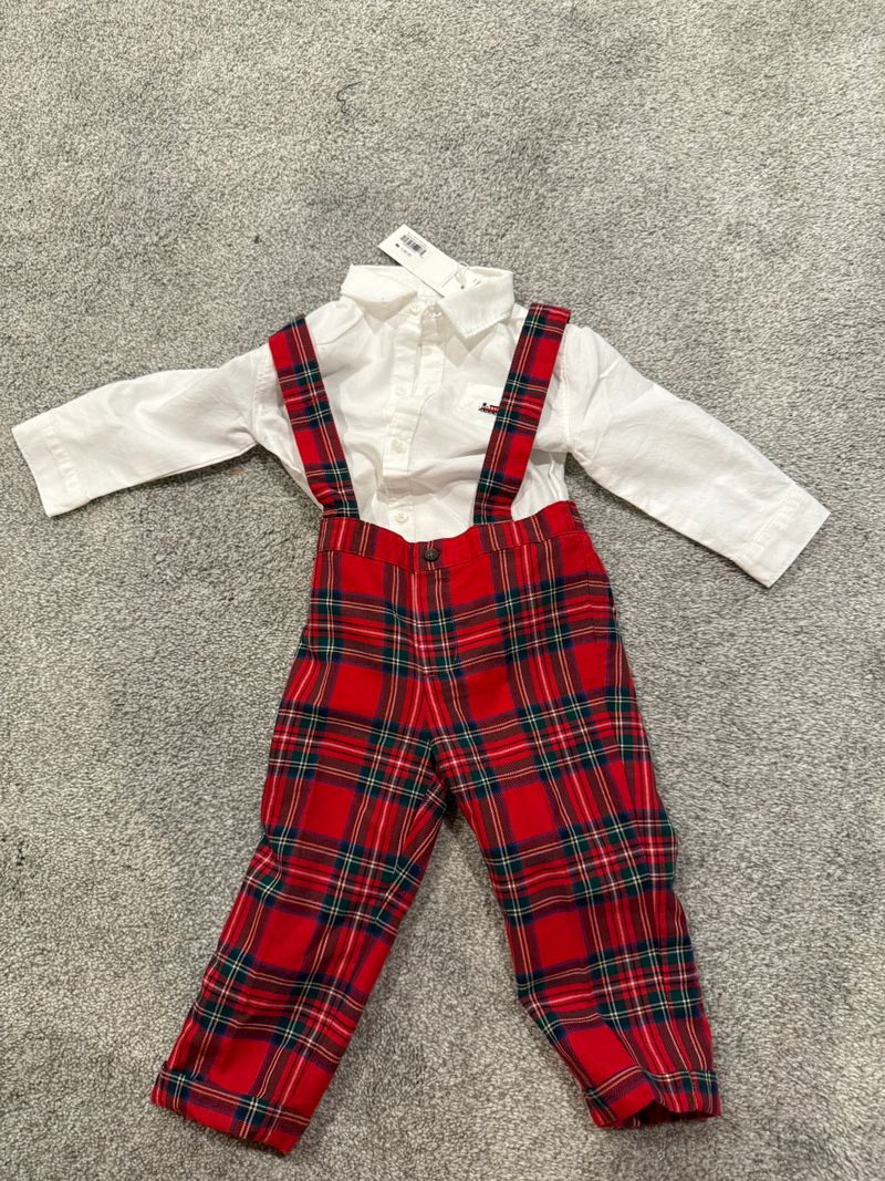 Janie & Jack 12-18 months 2 piece Brand new with tags suspended holiday outfit 12 Months