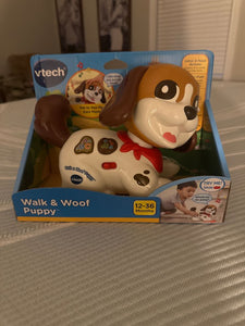 Vtech Walk & woof puppy new in box Educational