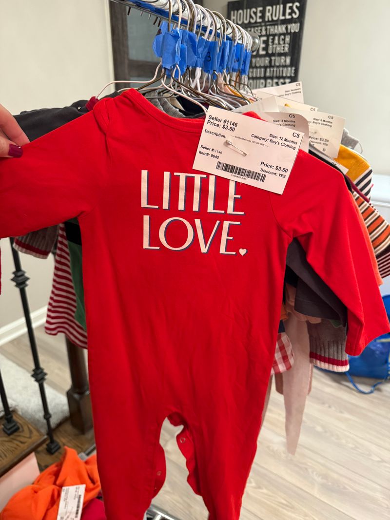 Cat & Jack Little Love romper 18 Months