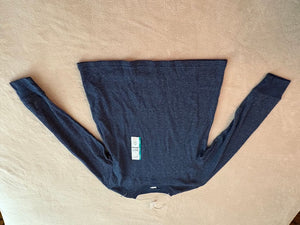 Wonder Nation Size 10-12 NWT Navy Thermal LS Shirt 10