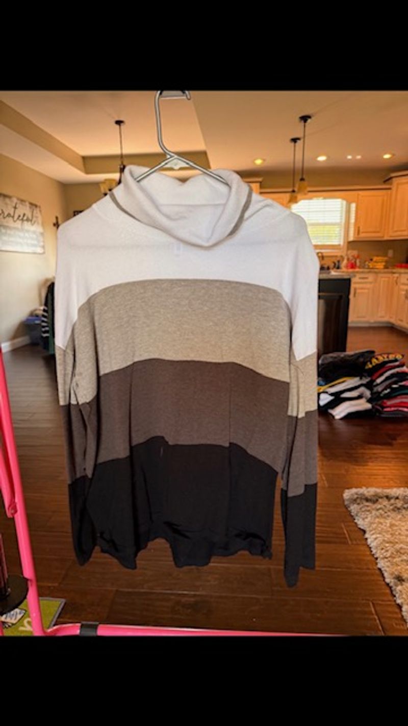 . white, nude, tan, black turtleneck Women's - XXL