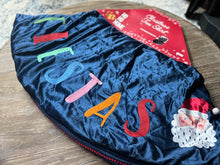 Load image into Gallery viewer, New Spanish Holiday Christmas Tree Skirt NWT Felices Fiestas Hispanic decor, retail $30
