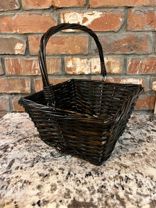 Basket with handle that swings up or down 9 inch square 5 inch deep used for Easter Basket