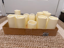 Load image into Gallery viewer, - 18 battery operated candles 4 inch and 5.5 inch
