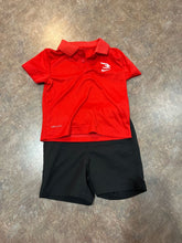 Load image into Gallery viewer, Nike Red Polo with Black Shorts outfit Never been worn 2T
