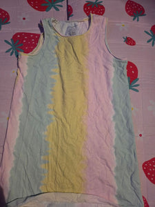 . Yellow blue and pink shirt 10