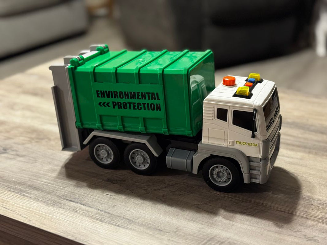 Garbage truck toy lights up makes sound etc Toy Vehicles