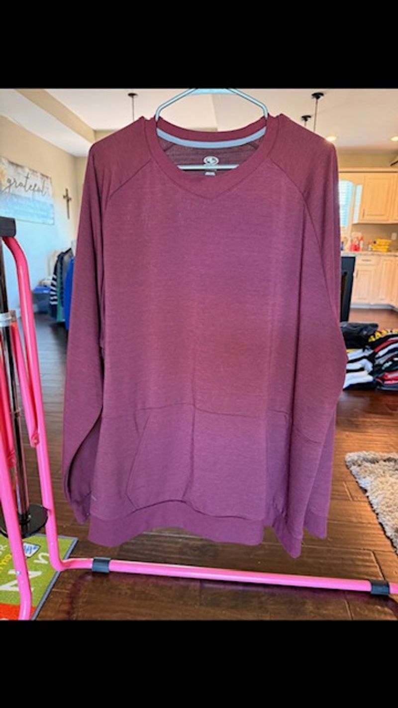 . maroon sweatshirt Men's - XXL