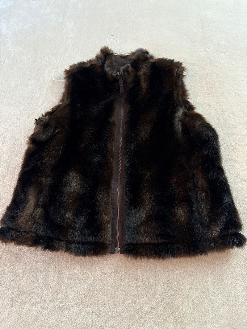 ---- Brown Vest Reversible Women's - L