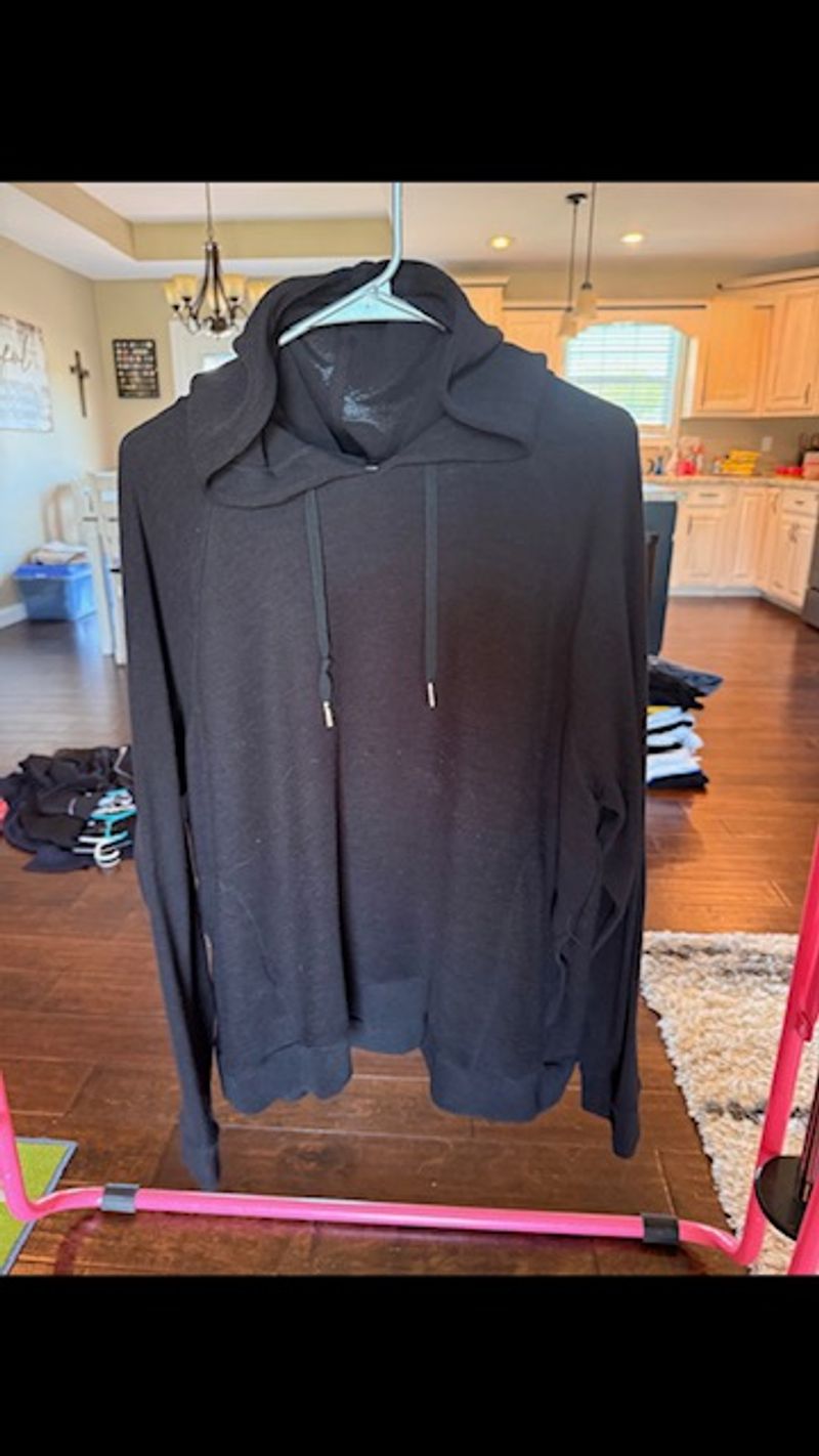 . black hooded top Women's - XXXL